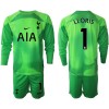 Conjunto (Camiseta+Pantalón Corto) Portero Manga Larga Tottenham Hotspur LLORIS 1 2022-23 Verde - Niño